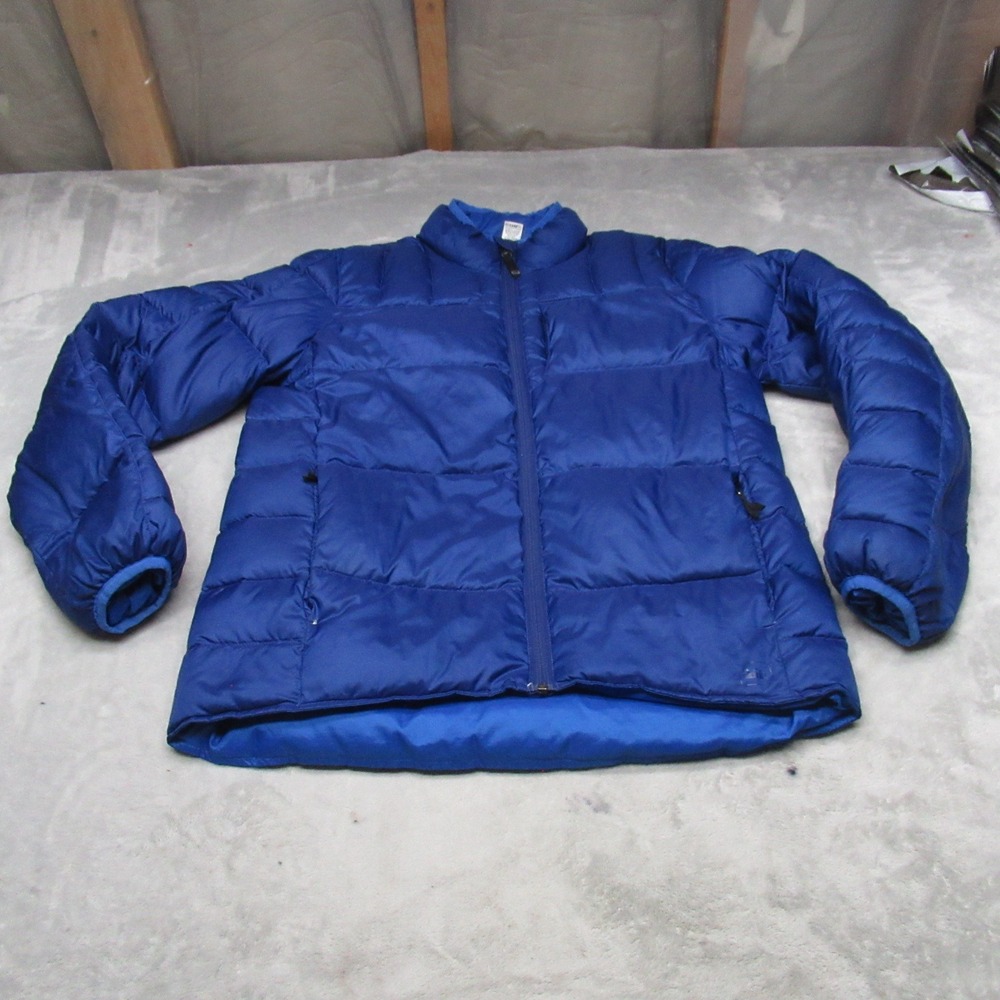 REI Down Jacket Boys‎ XL 18 Blue Full Zip Quilted Light Insulated Warm Puffer